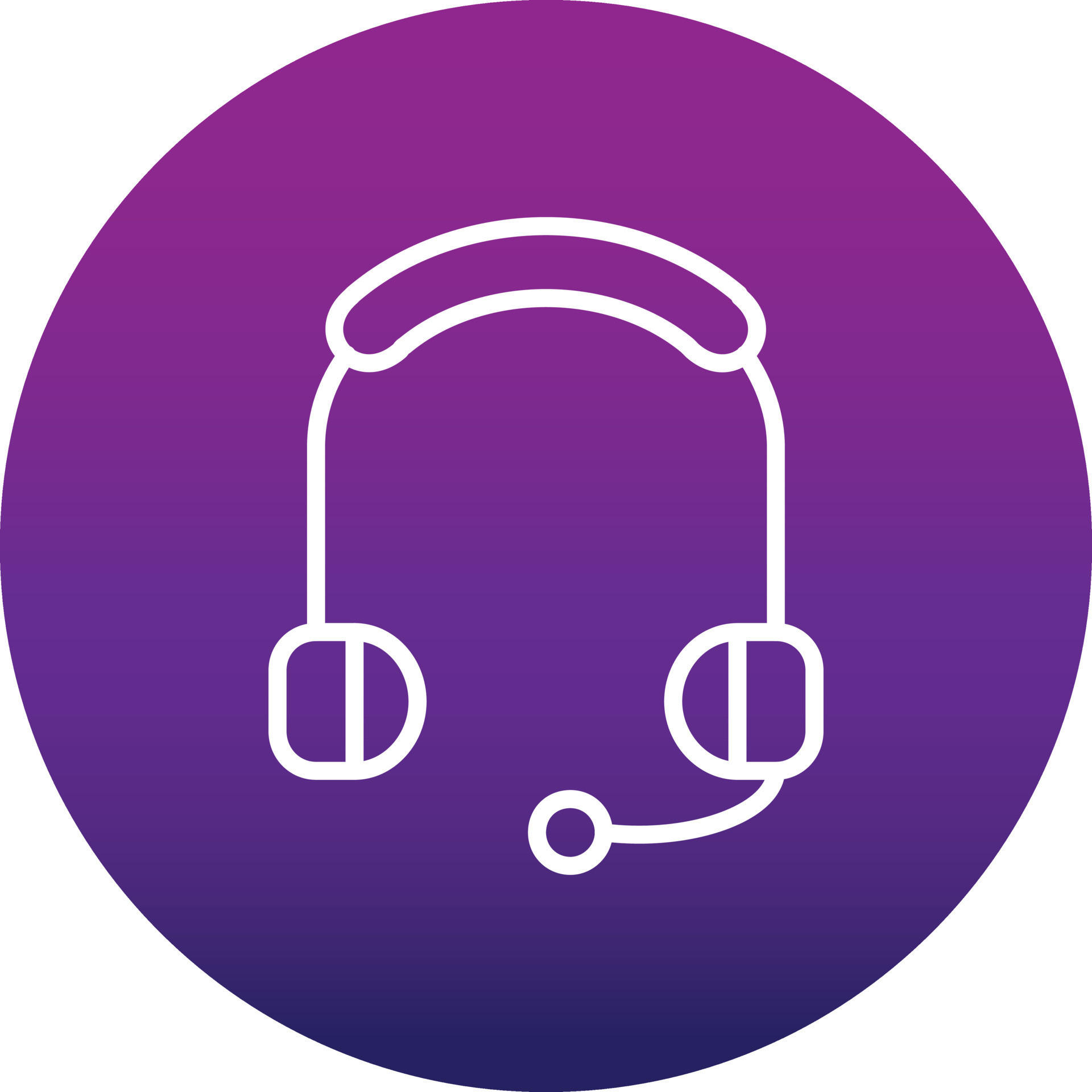 Headset Vector Icon 17323039 Vector Art at Vecteezy