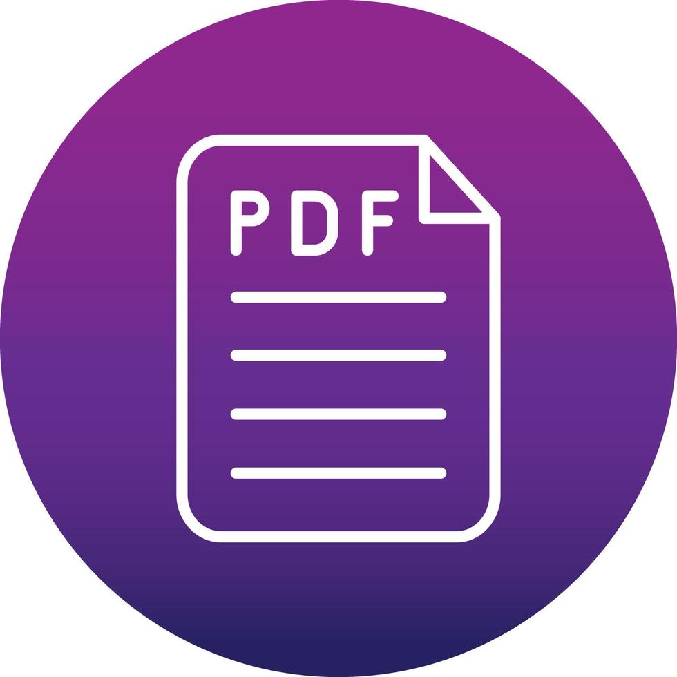 Pdf Vector Icon