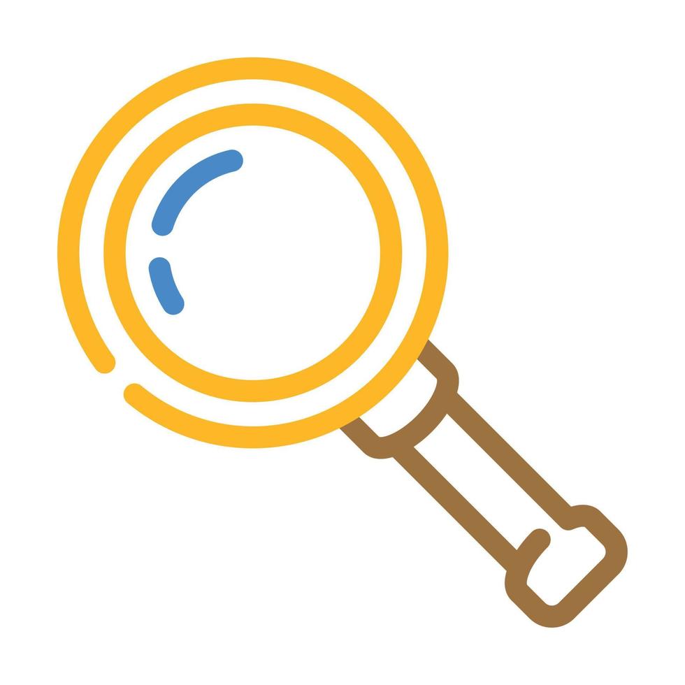 search file color icon vector illustration