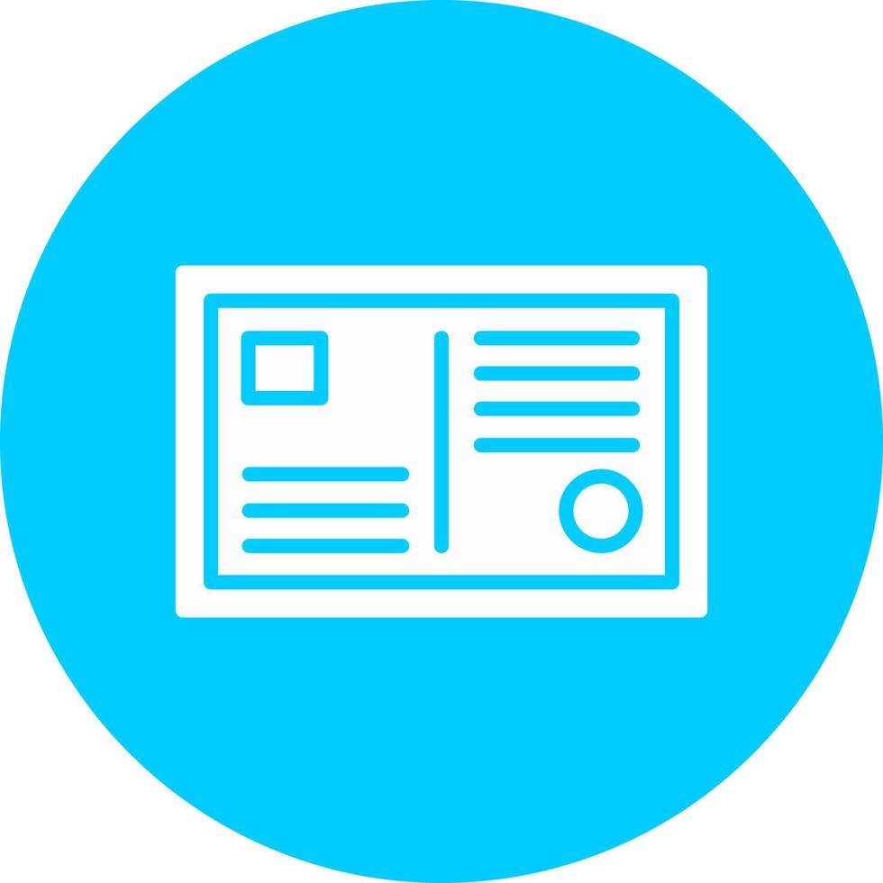 Postcard Vector Icon
