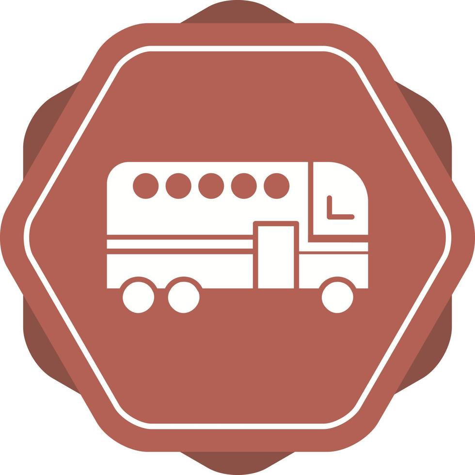 Beautiful Bus Vector Glyph Icon