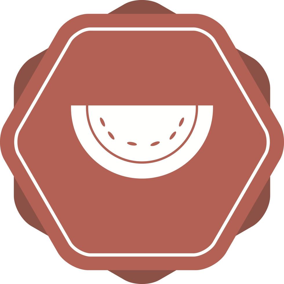 Unique Melon Vector Glyph Icon