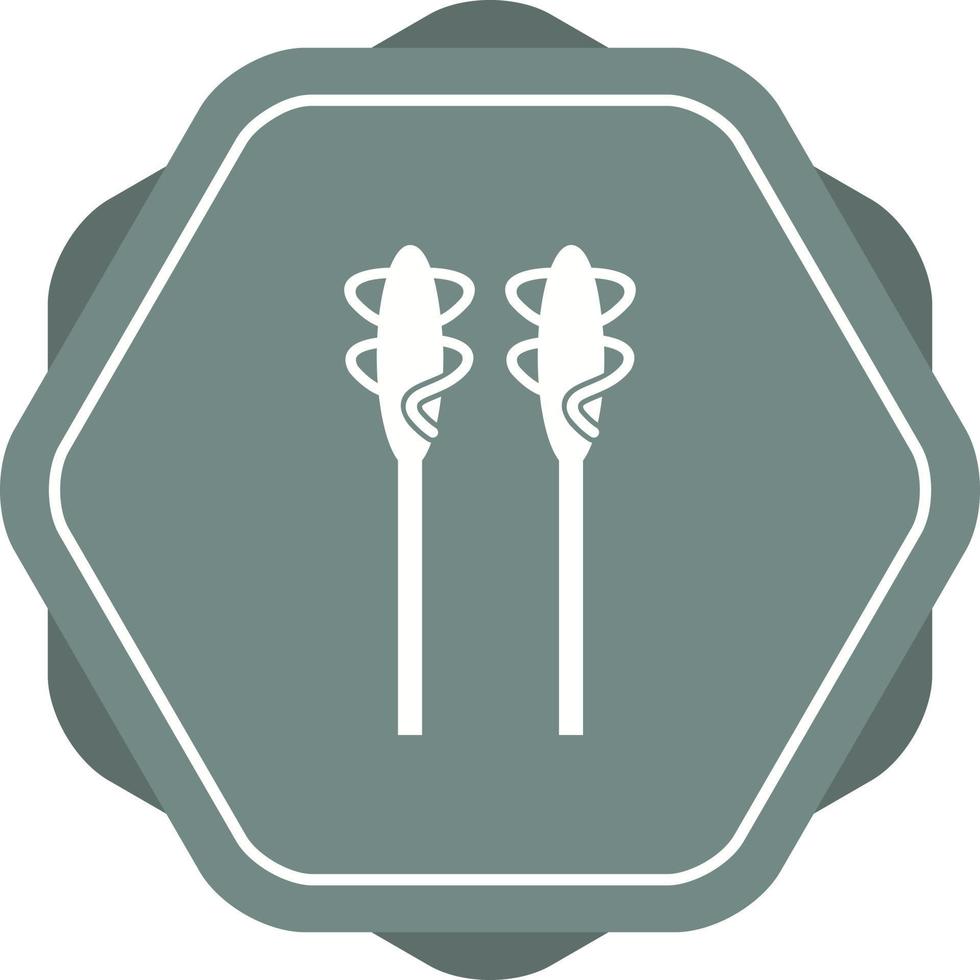 Unique Asparagus Vector Glyph Icon