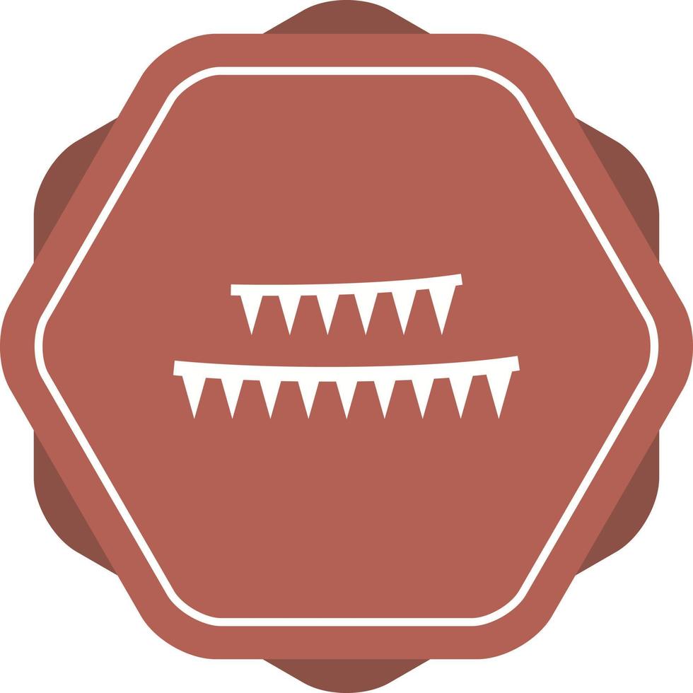 Unique Celebrations Flag Vector Glyph Icon
