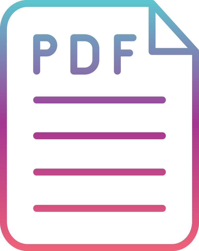 Pdf Vector Icon