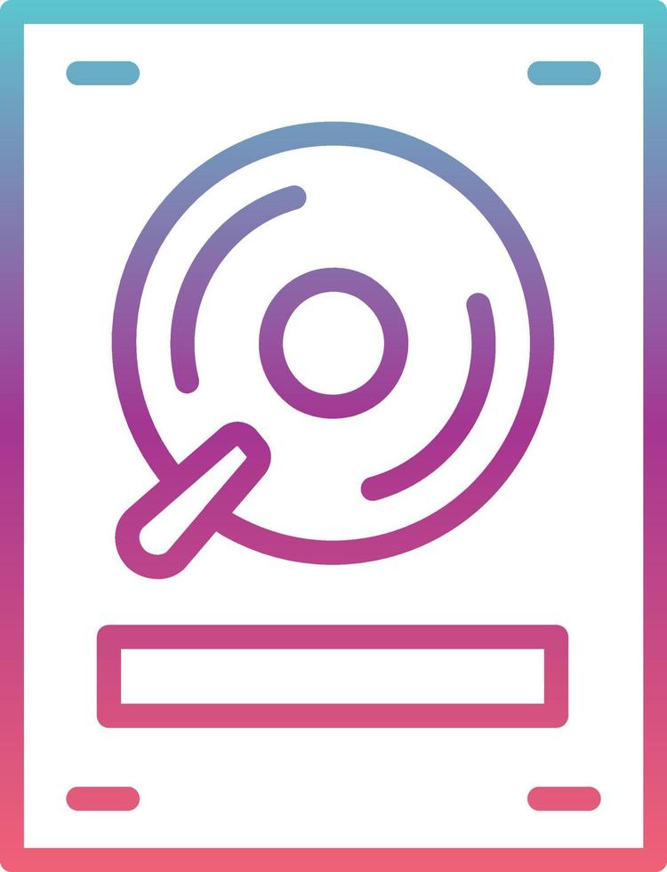 icono de vector de disco duro