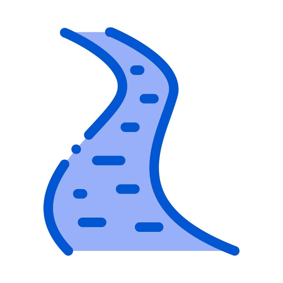 house by river icon vector outline illustration