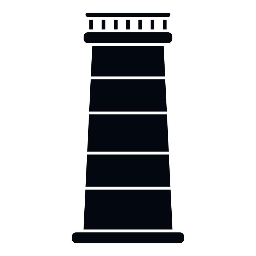 vector simple de icono de chimenea industrial. ladrillo de humo