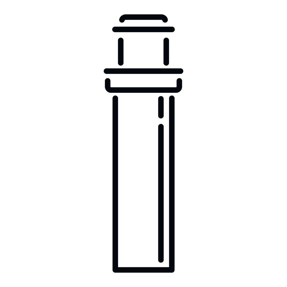 Smoke chimney icon outline vector. Factory house vector