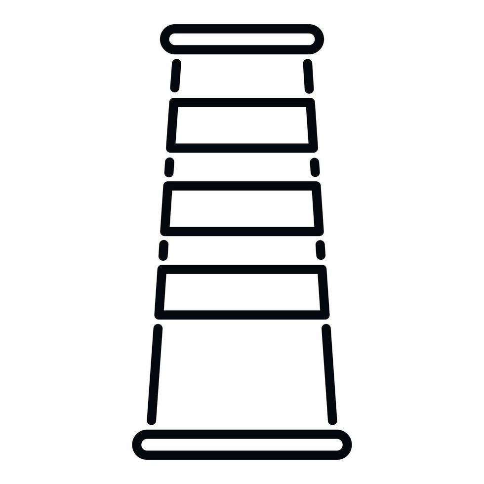 Stack chimney icon outline vector. Smoke factory vector