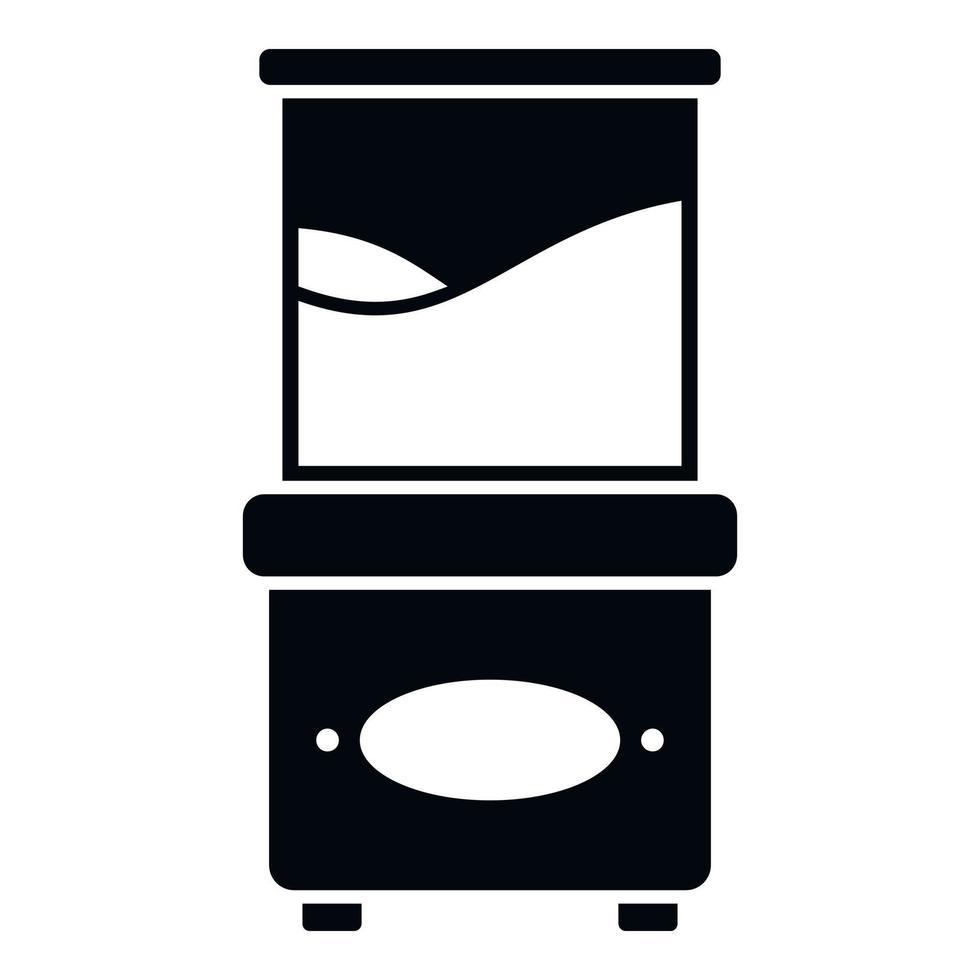 vector simple de icono de máquina de palomitas de maíz eléctrica. vendedor de maiz