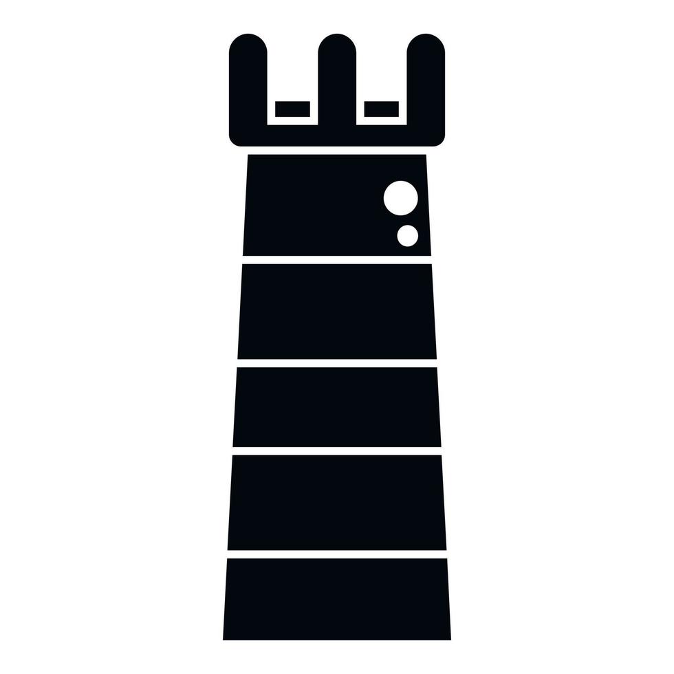 icono de chimenea de pila vector simple. humo industrial