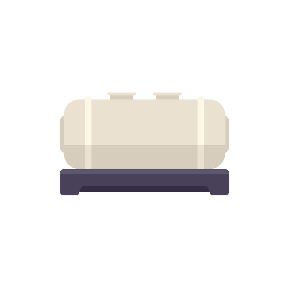 Making eating icon flat vector. Milk factory vector