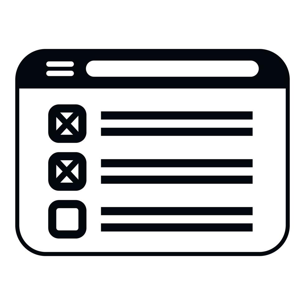 Web task schedule icon simple vector. Event time vector