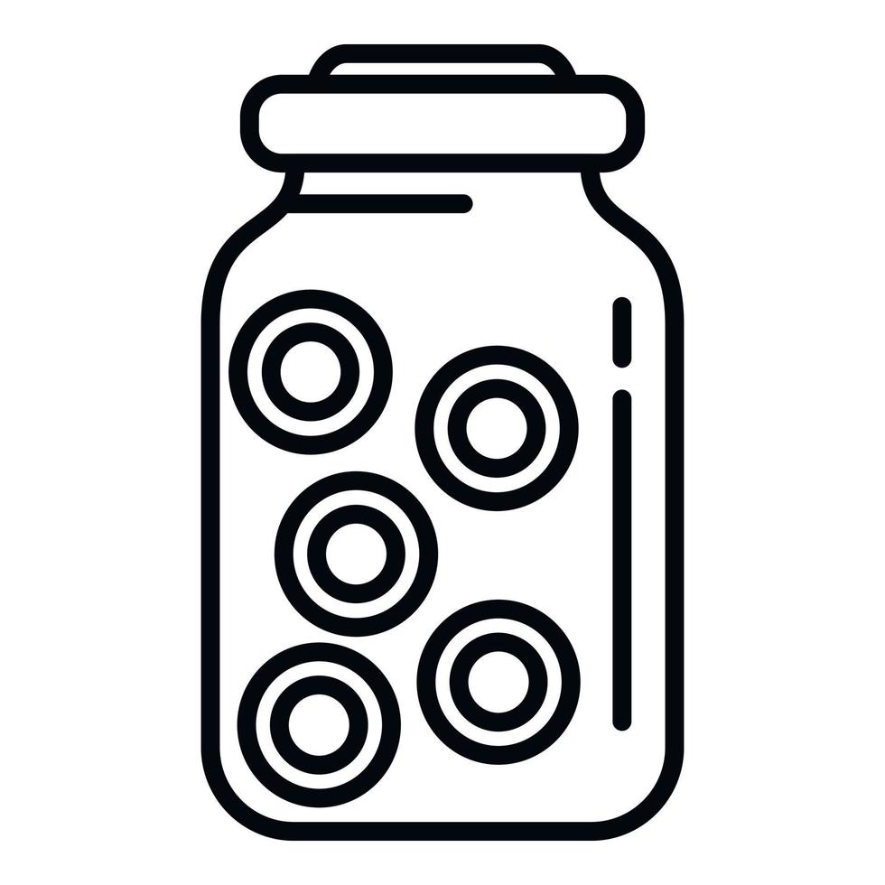 Cough drops box icon outline vector. Sore cold vector