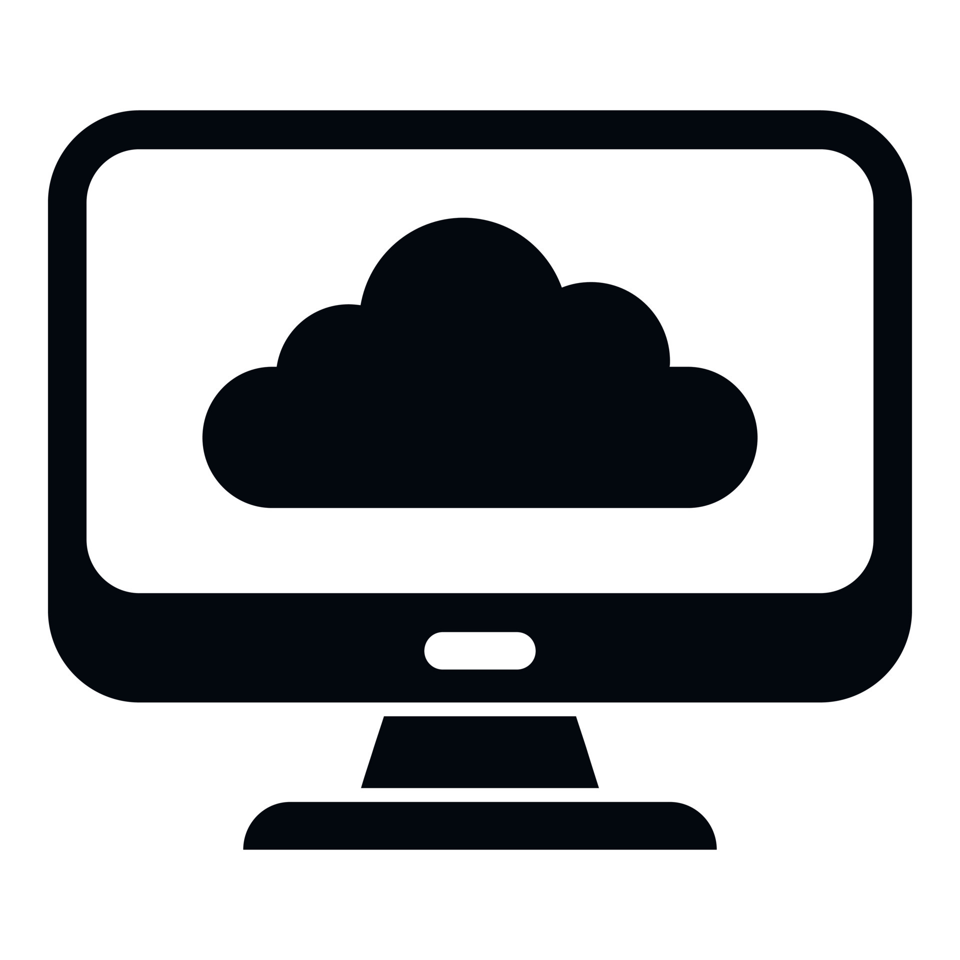 Computer backup icon simple vector data cloud 17326233 vector art at