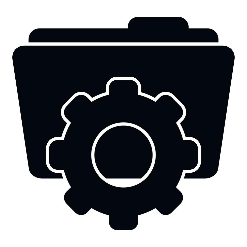 Repair backup icon simple vector. Data cloud vector