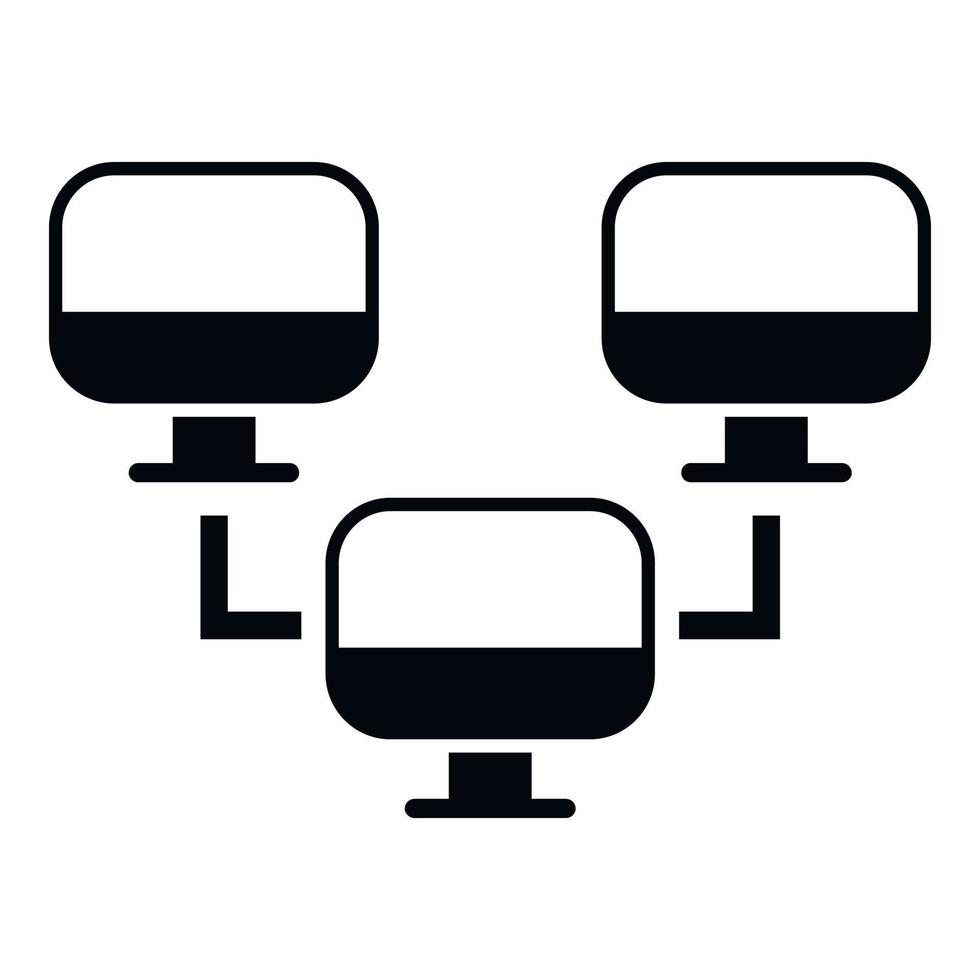Backup network icon simple vector. Data cloud vector