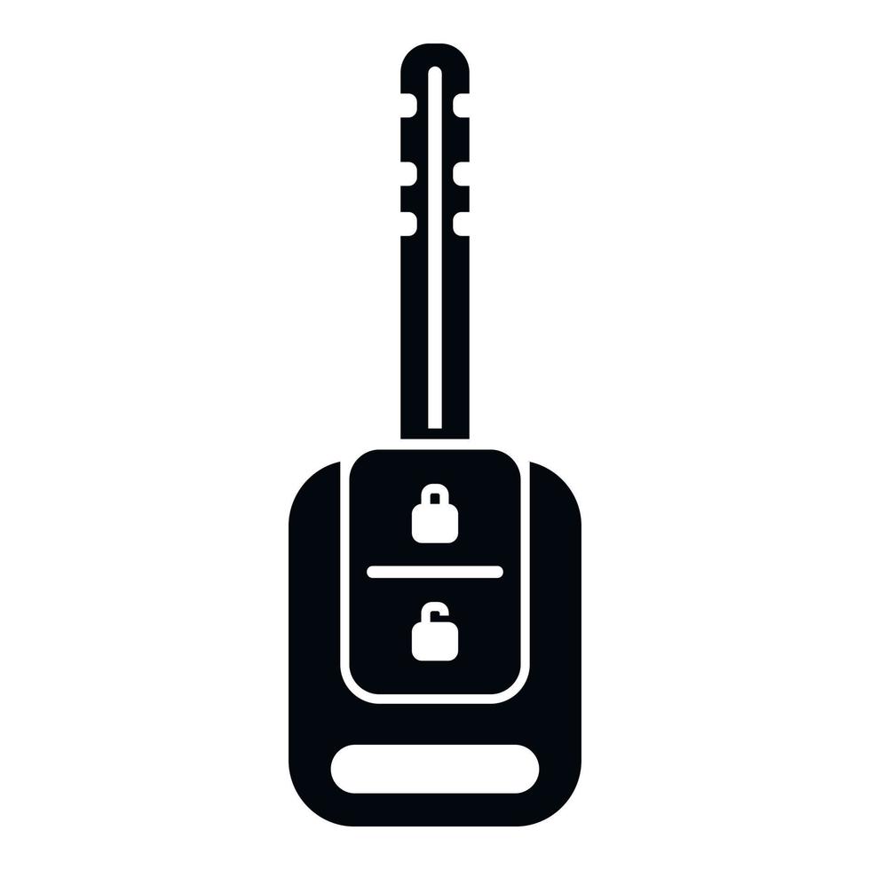 Ride car key icon simple vector. Vehicle button vector