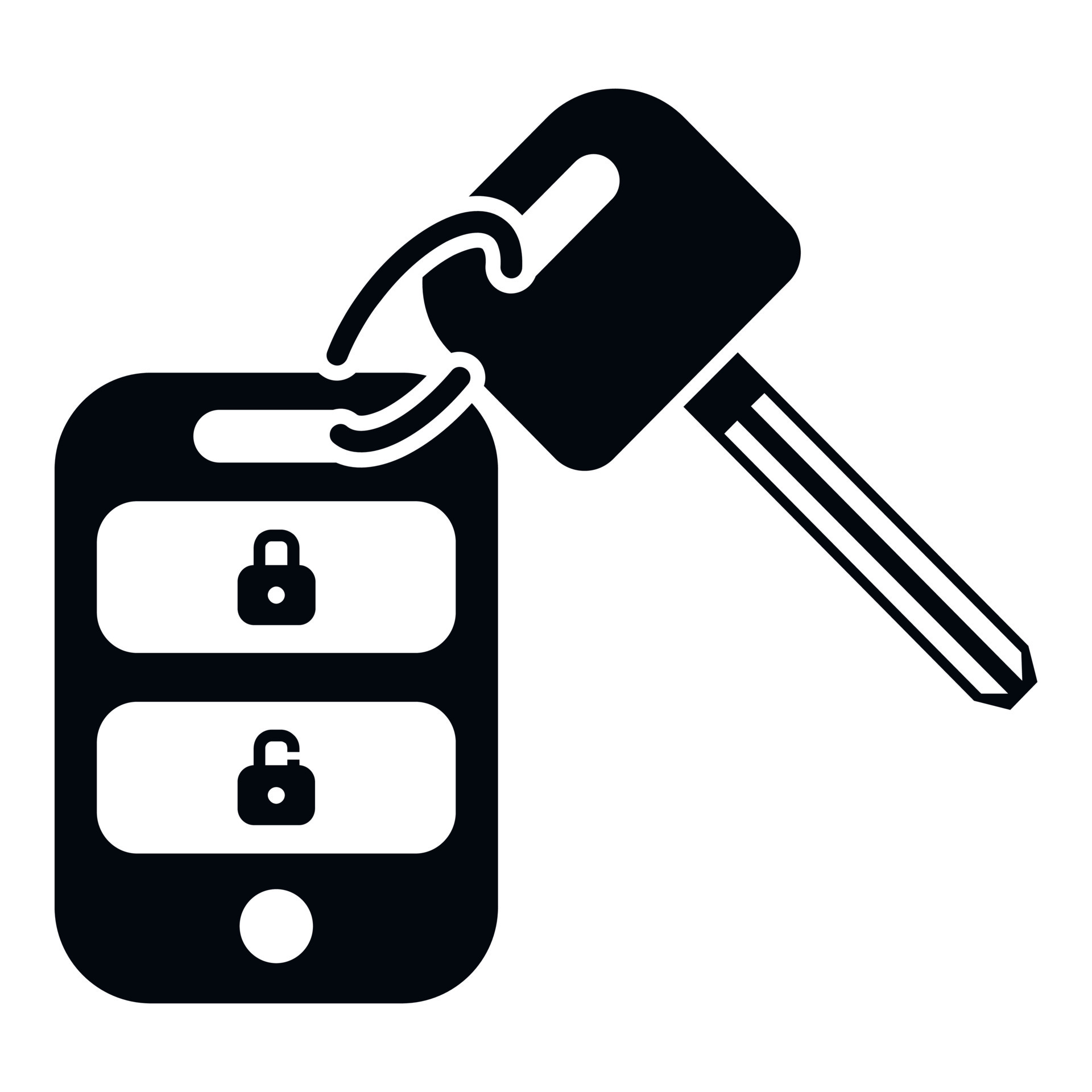 Digital car key icon simple vector. Smart remote 17326501 Vector Art at