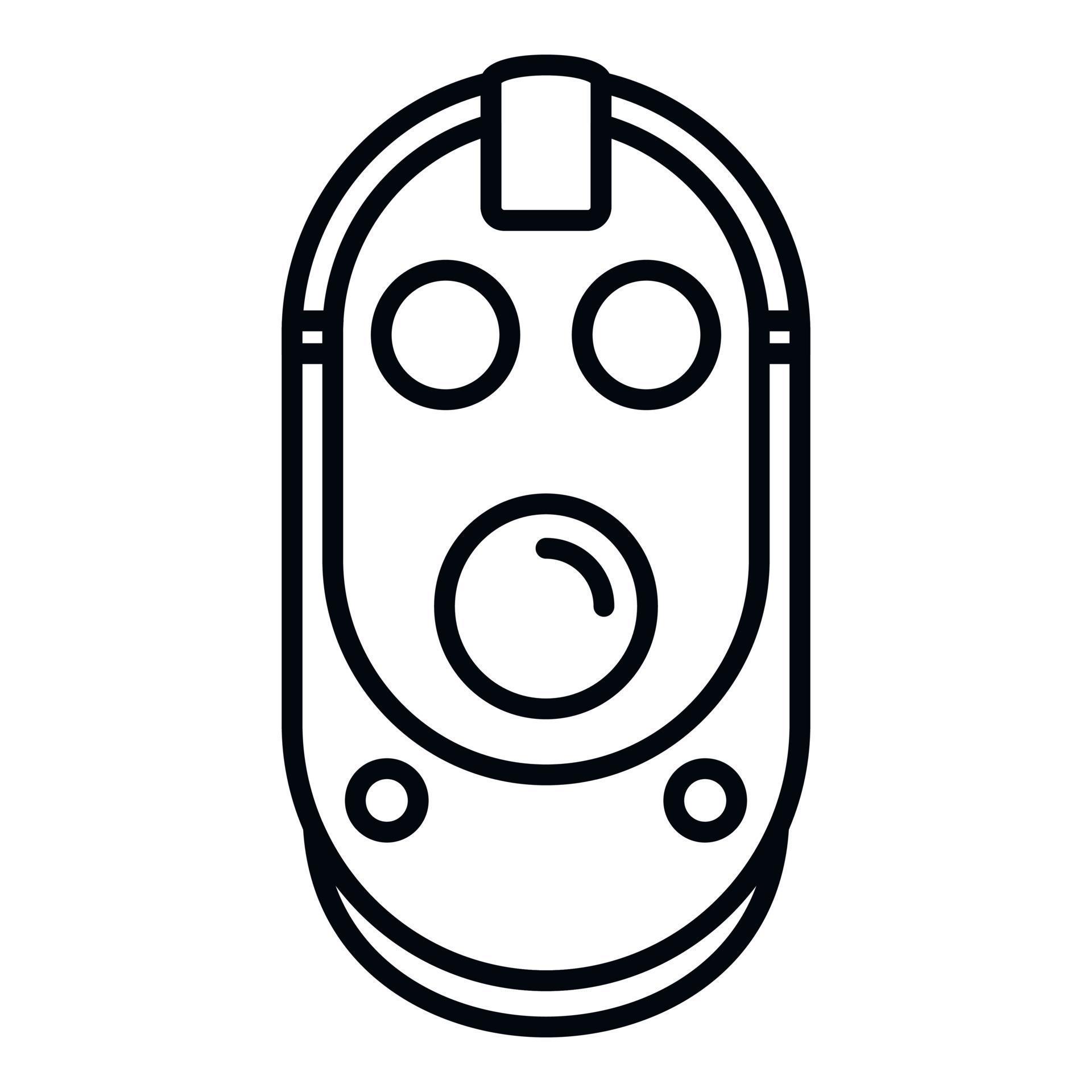 Car remote key icon outline vector. Smart button 17326622 Vector Art at
