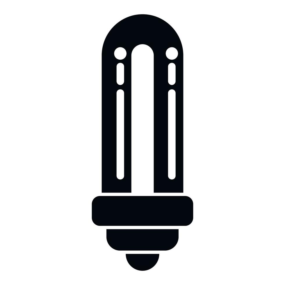 Electric UV lamp icon simple vector. Medical care vector