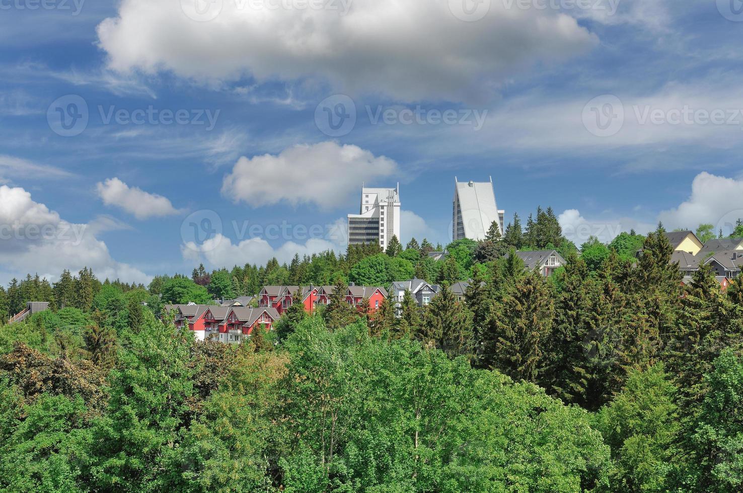Village of Oberhof,Thuringia,Thuringian Forest,Germany photo