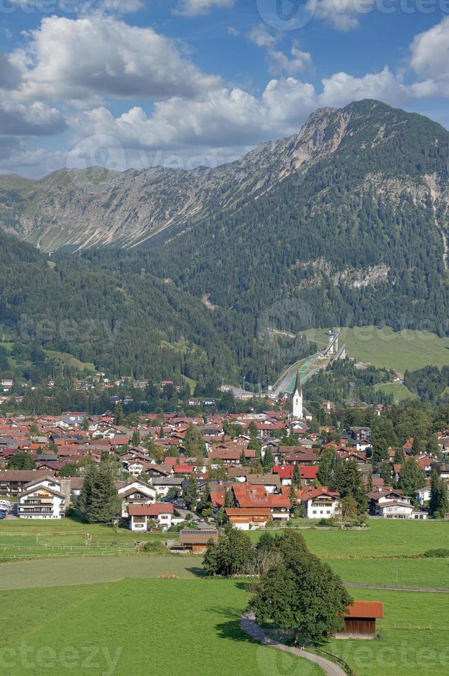 popular Village of Oberstdorf,Allgaeu,Bavaria,Germany photo