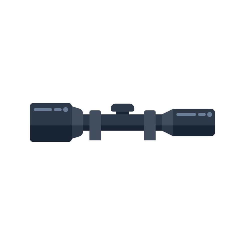 Modern sight icon flat vector. Rifle gun vector