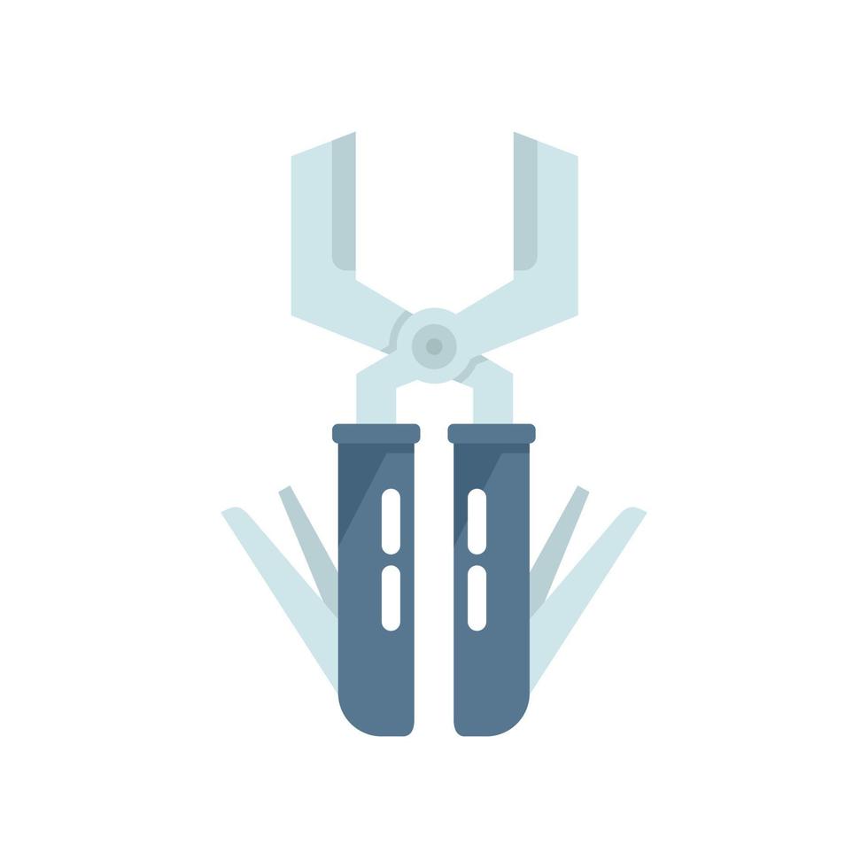 Blade multitool icon flat vector. Army knife vector