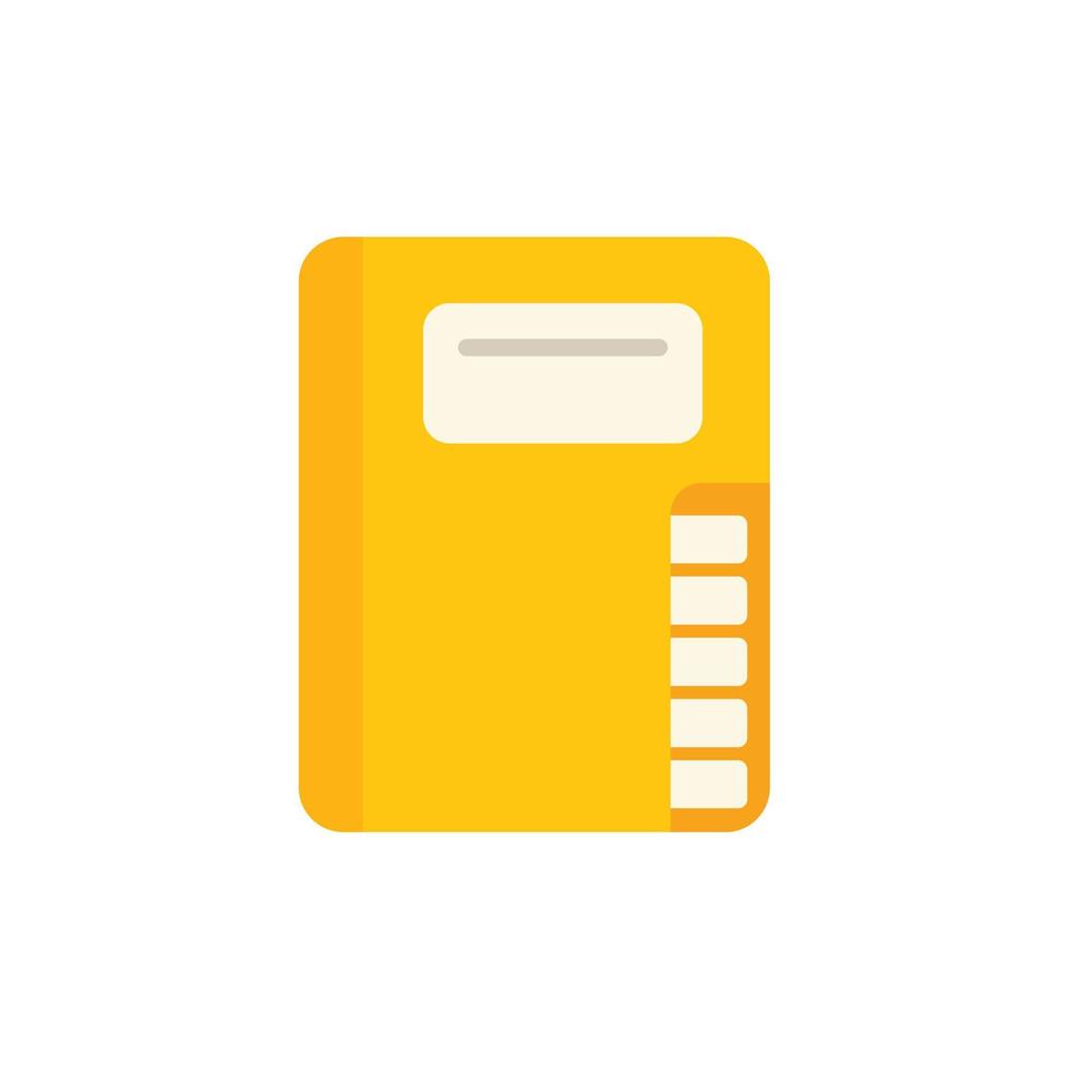 Web folder icon flat vector. Computer interface vector