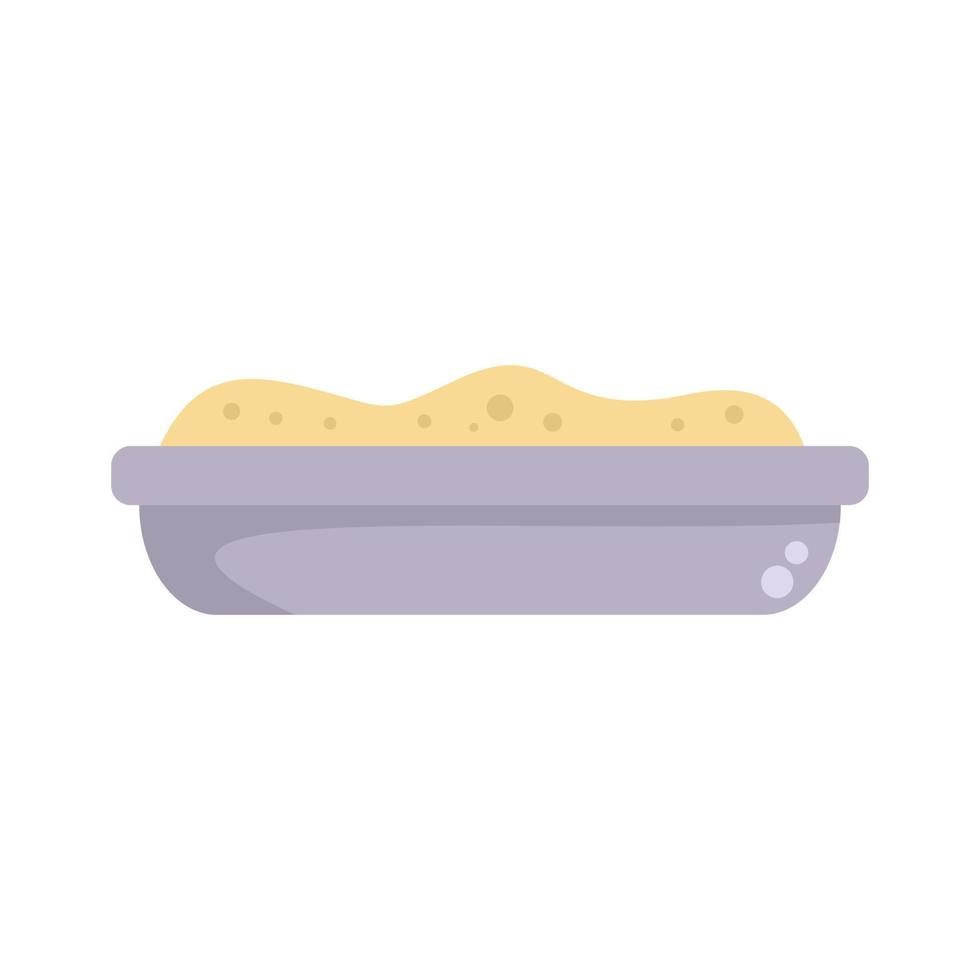 icono de puré de patatas vector plano. comida de patata