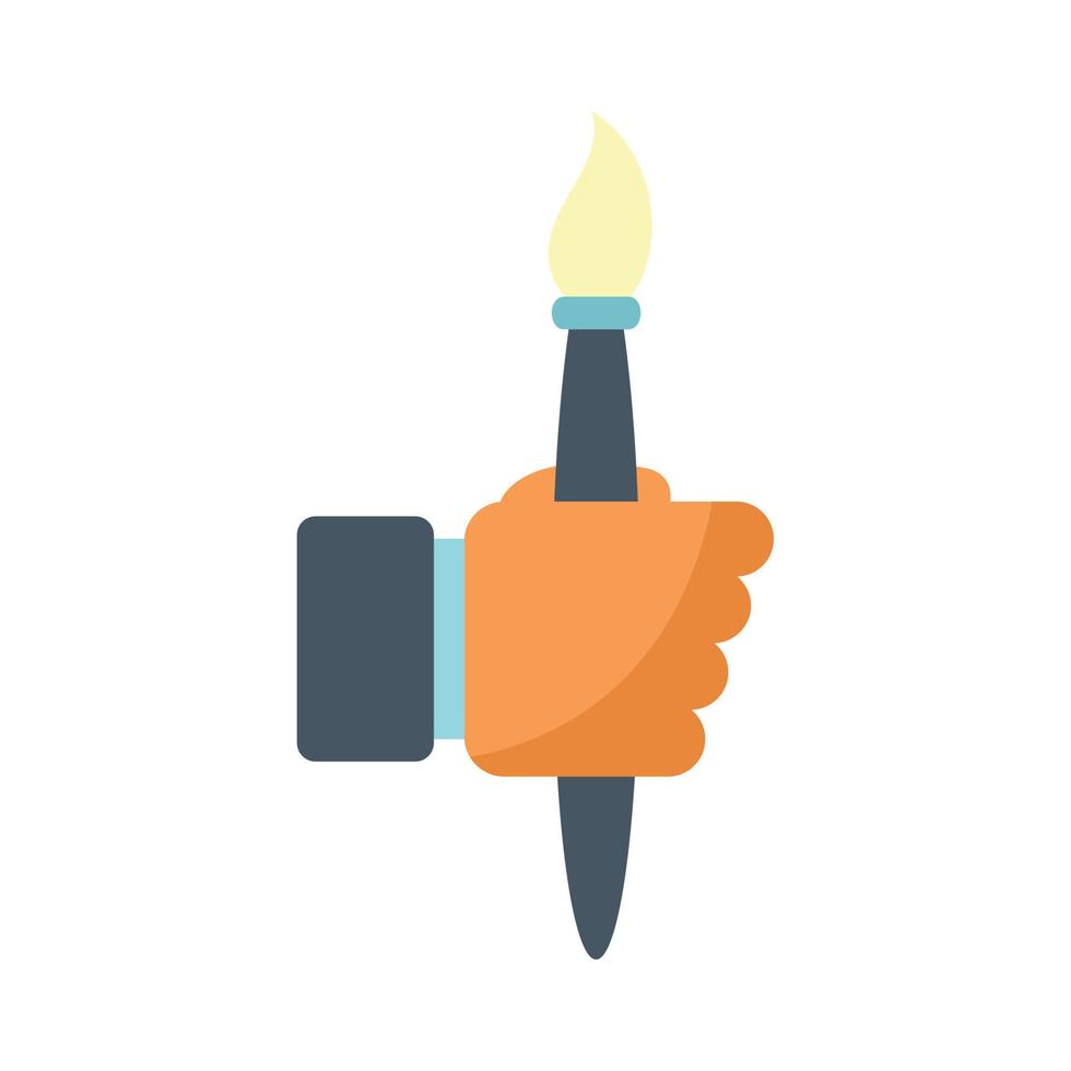 Redesign pencil icon flat vector. Page build vector