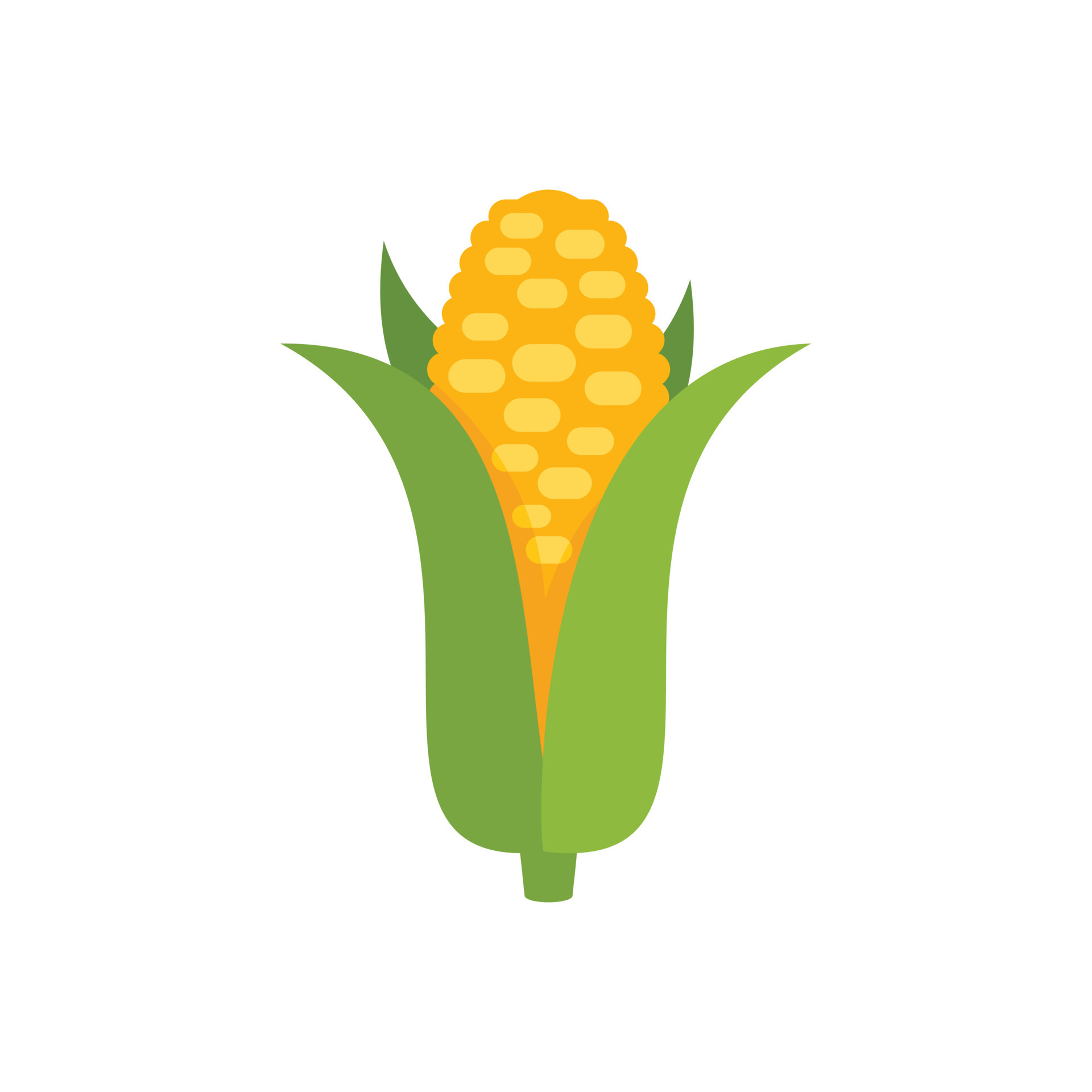Gmo corn icon flat vector. Dna food 17328311 Vector Art at Vecteezy