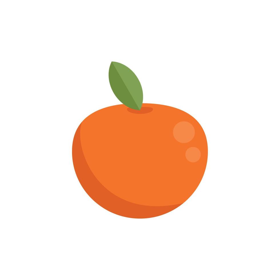 Gmo fruit icon flat vector. Dna food vector