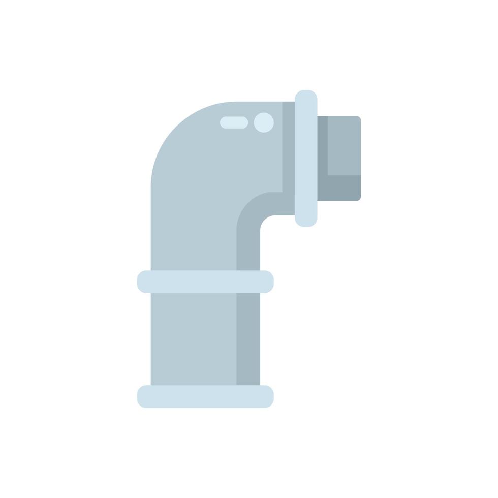 Drain equipment icon flat vector. Service plumber vector