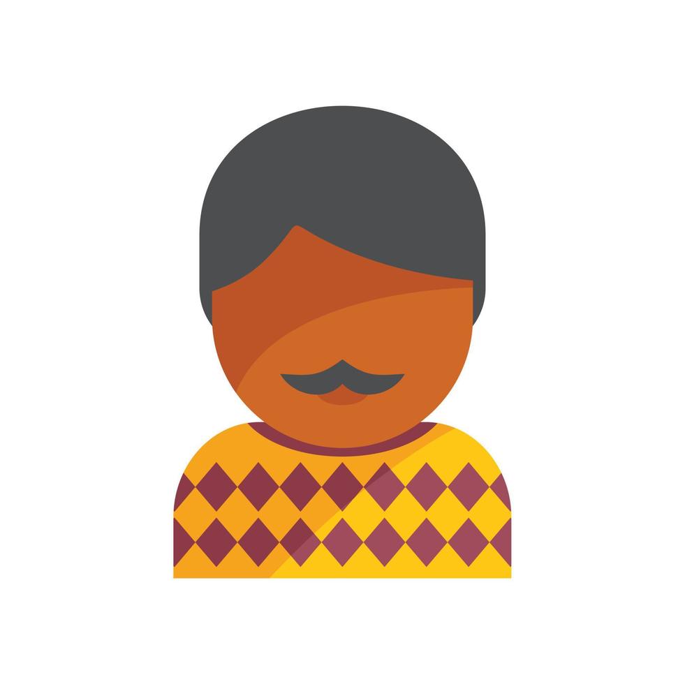 Adult person icon flat vector. Generation age vector