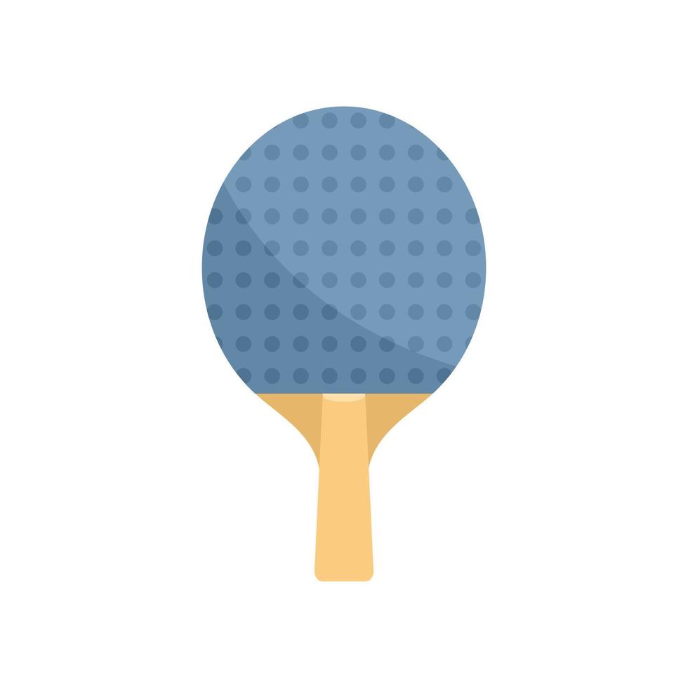 paleta de ping pong icono vector plano. ejercicio deportivo