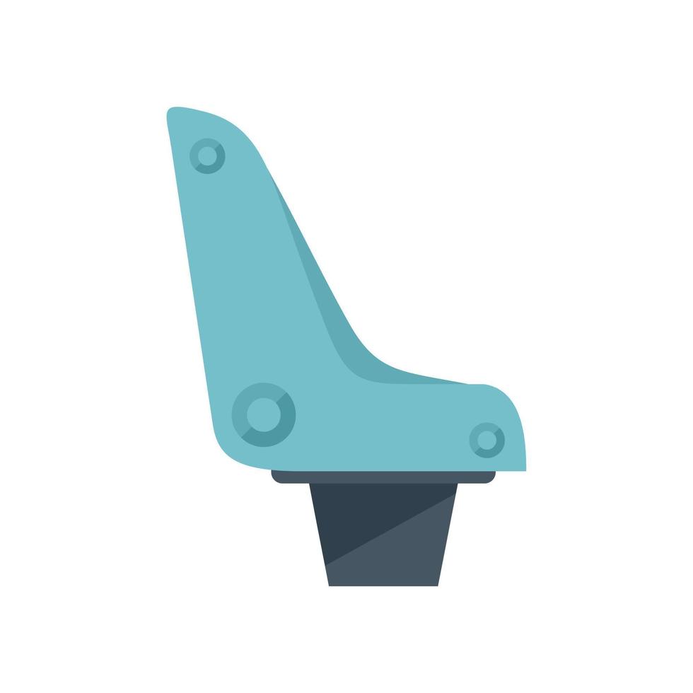 Family kid seat icon flat vector. Baby bike vector