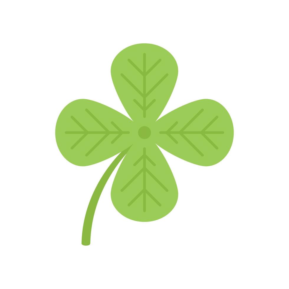 Clover design icon flat vector. Irish luck vector