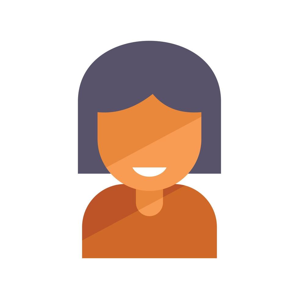 Like smiling icon flat vector. Happy person vector