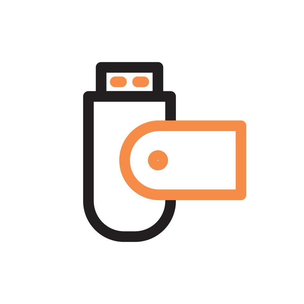 Flash Drive Icon vector