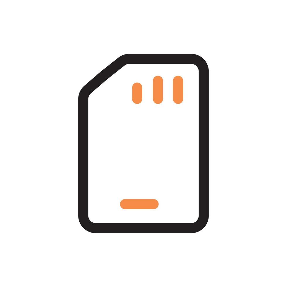 Flash Drive Icon vector