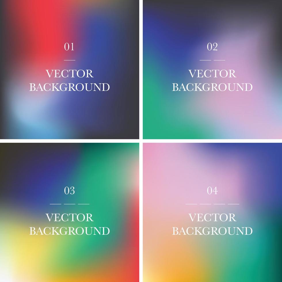 Multicolor blur background, abstract gradient vector illustration.