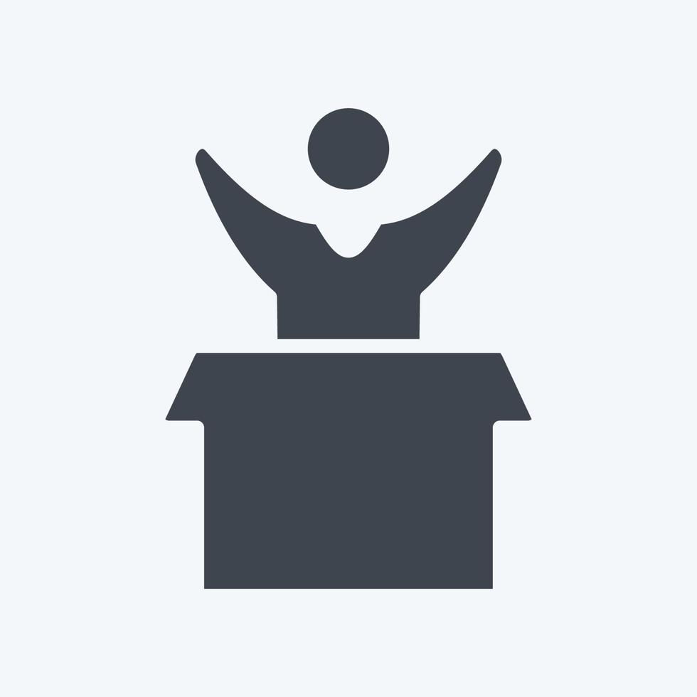 Icon Favorite Product. related to Online Store symbol. glyph style. simple illustration. shop vector