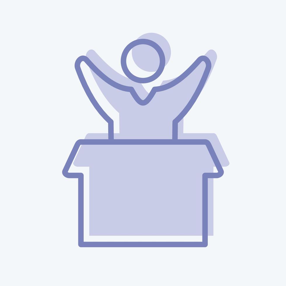 Icon Favorite Product. related to Online Store symbol. two tone style. simple illustration. shop vector