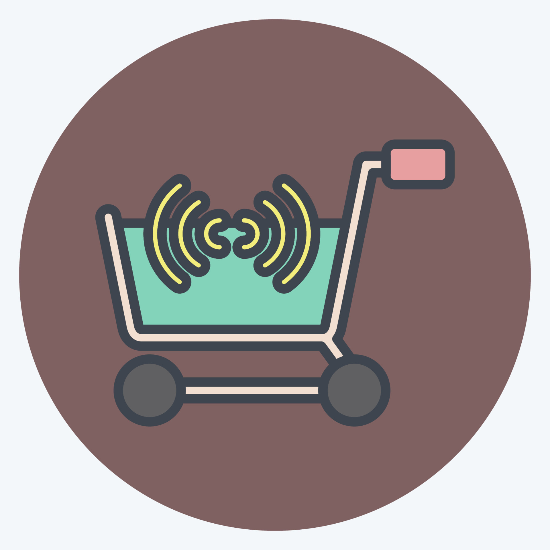 Icon Online Shopping Related To Online Store Symbol Color Mate Style icon-online-shopping-related-to-online-store-symbol-color-mate-style
