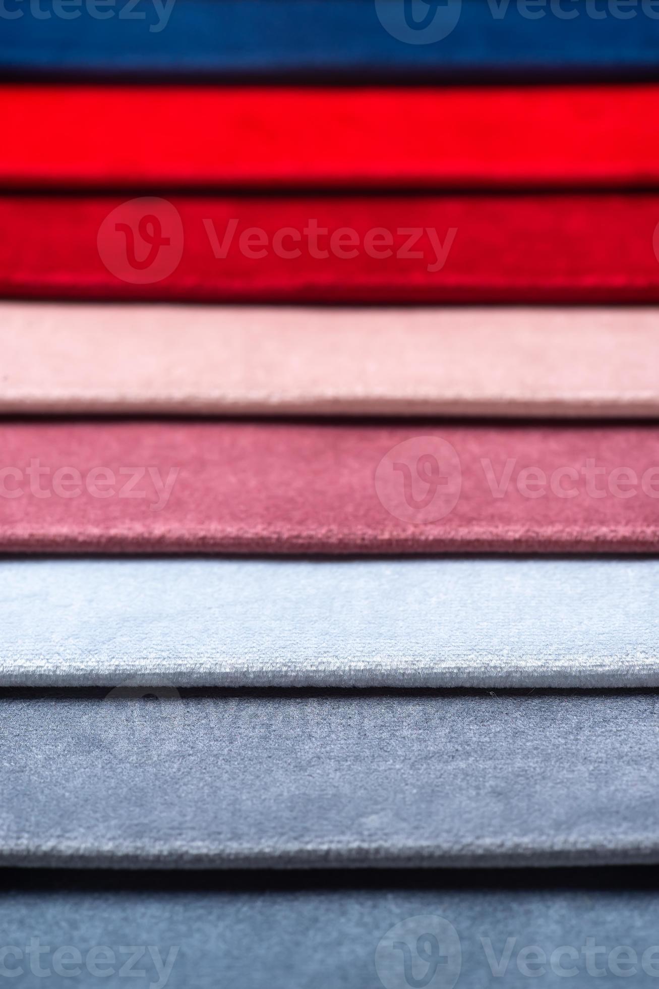Multi Colored Set Of Upholstery Fabric Samples For Selection, Collection Of  Textile Swatches Stock Photo by Kateryna_Maksymenko