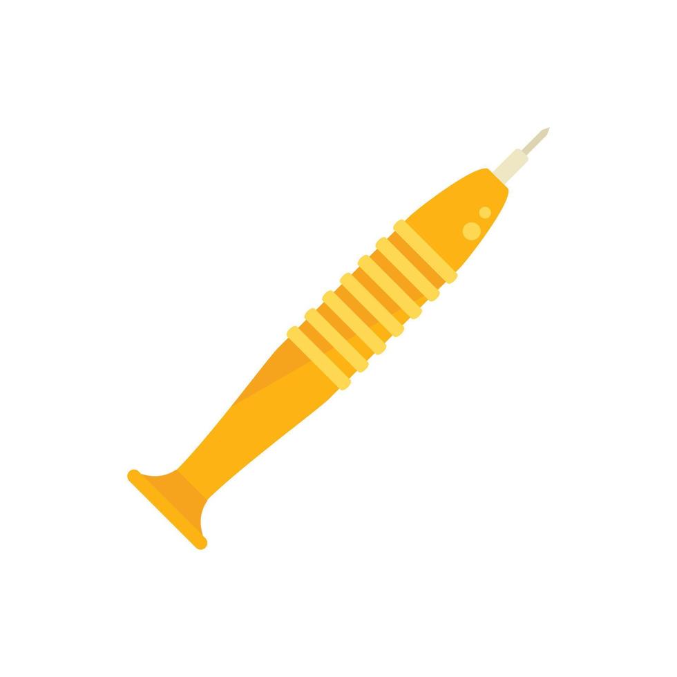 Mobile screwdriver icon flat vector. Service fix vector