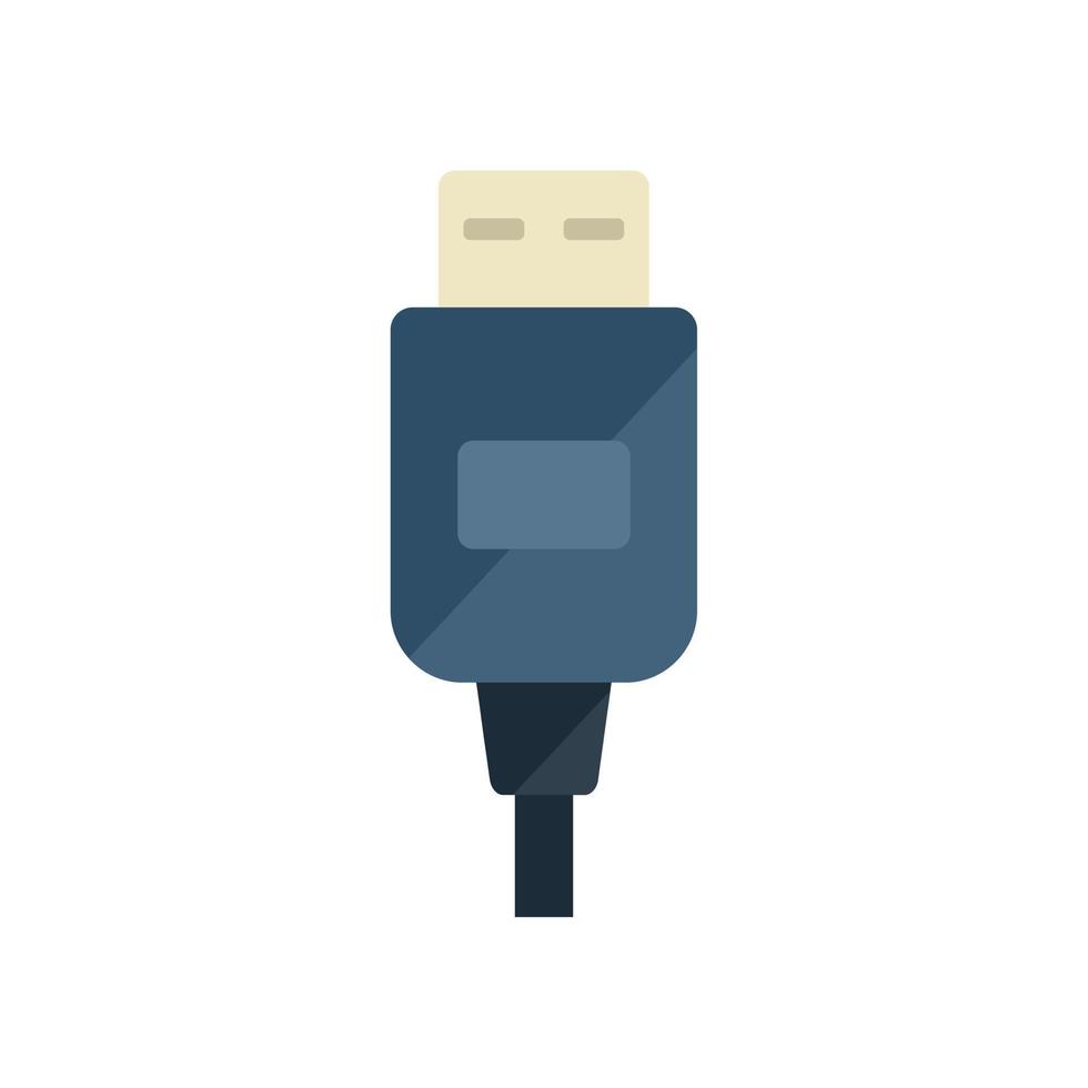 Fix cable icon flat vector. Broken phone vector